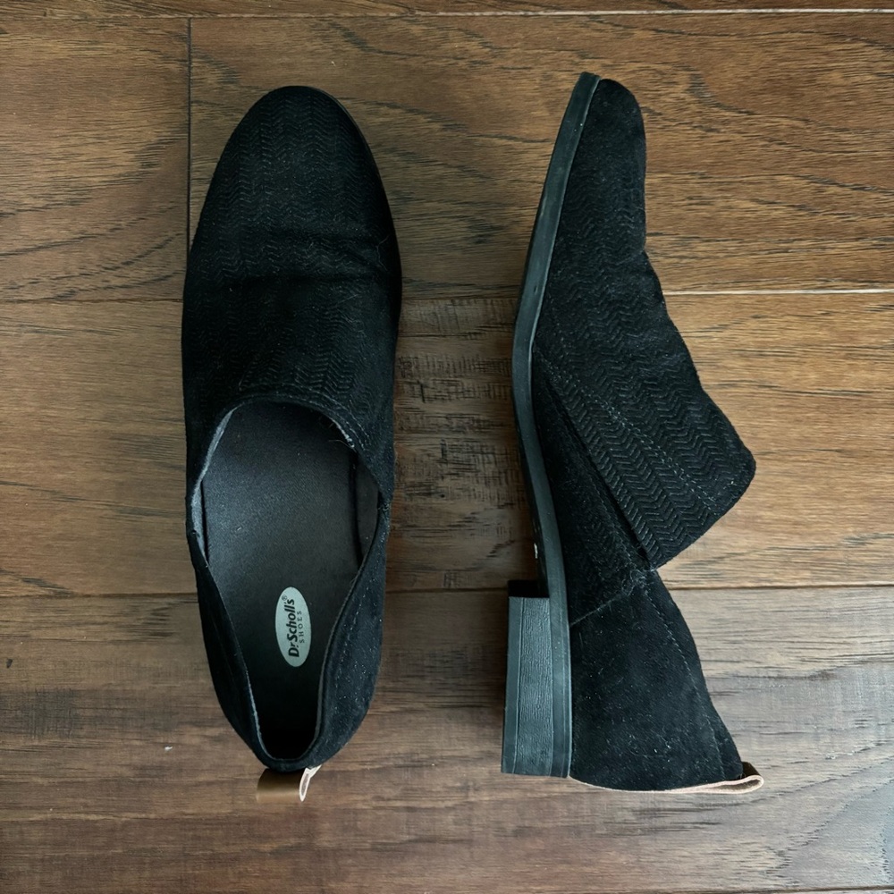 Dr. Scholl's Women’s Black Textured Loafers
